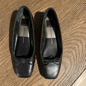 Dolce Vita Black Leather Flats
